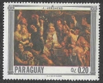 Stamps : America : Paraguay :  1033 - Pintores Famosos