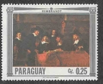 Stamps Paraguay -  1034 - Pintores Famosos