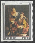 Stamps : America : Paraguay :  1035 - Pintores Famosos