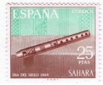 Stamps Spain -  Sahara Dia del Sello  1969