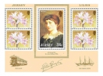 Stamps United Kingdom -  392a - Gala Internacional de la Flores (JERSEY)