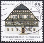 Stamps Germany -  casa de entramado
