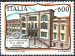Stamps Italy -  ESCUELA  Y  UNIVERSIDAD  EN  SASSARI
