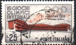 Stamps : Europe : Italy :  ESTADIO  PARA  DEPORTES  SOBRE  HIELO  Y  MONTE  POMAGAGNON