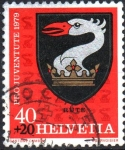 Stamps Switzerland -  ESCUDO  DE ARMAS DE RÜTE