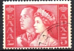 Stamps Greece -  EL  REY  PAUL  Y  LA  REINA  FREDERICKA