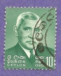 Sellos de Asia - Sri Lanka -  390