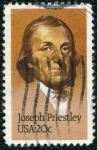Stamps United States -  Joseph Priestley