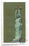 Stamps Latvia -  Monumento a la Libertad 