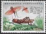Stamps : Africa : Angola :  insectos