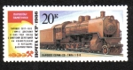 Sellos de Europa - Rusia -  Locomotoras a vapor - Monumentos
