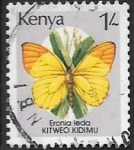 Stamps Kenya -  mariposas