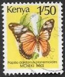 Stamps : Africa : Kenya :  mariposas