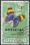 Stamps : Africa : Tanzania :  mariposas