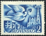 Stamps Slovakia -  Paloma