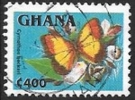 Sellos del Mundo : Africa : Ghana : mariposas