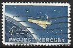 Sellos de America - Estados Unidos -  Espacio Exterior - Proyecto Mercury