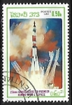 Stamps Laos -  Espacio Exterior - Cohetes 
