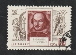 Stamps Russia -  2810 - 4º Centº del nacimiento de William Shakespeare, escritor