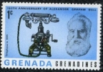 Sellos del Mundo : America : Granada : Aniversario Graham Bell