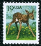 Stamps United States -  Ciervo