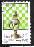 Stamps Afghanistan -  Chess Pieces
