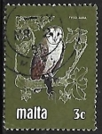 Stamps : Europe : Malta :  Búhos