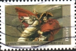 Stamps : Europe : France :  BONAPARTE  CRUZANDO  EL  SAN  BERNARDO,  PINTURA  DE  JACQUES  LOUIS  DAVID.
