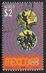Stamps : America : Mexico :  19th Juegos Olímpicos de mexico 1968