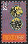 Sellos del Mundo : America : M�xico : 19th Juegos Olímpicos de mexico 1968
