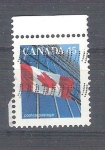 Stamps Canada -  bandera