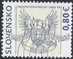Stamps : Europe : Slovakia :  2009 - Oficina Suprema de Auditoría de la República Eslovaca