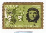 Stamps : America : Cuba :  8 de Octubre día del Guerrillero
