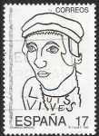 Stamps Spain -  Luis Vives