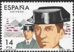 Stamps Spain -  guardia civil