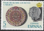 Stamps Spain -  viaje de los reyes a México