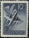 Stamps : Europe : Slovakia :  Aviacion