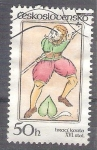 Stamps Czechoslovakia -  kraci karta RESERVADO