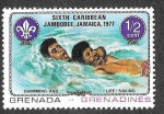 Stamps : America : Grenada :  241 - VI Jamboree del Caribe (GRANADINES)