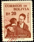 Sellos de America - Bolivia -  3er. Congreso Indigenista Americano agosto 1954.