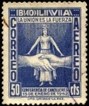Stamps Bolivia -  3ra. Conferencia de Cancilleres Americanos en Río de Janeiro.