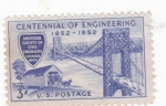 Stamps United States -  CENTENARIO DE INGENIERÍA