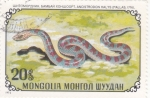 Stamps Mongolia -  SERPIENTE