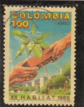 Stamps Colombia -  XII HABITAT 1989