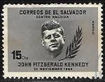 Stamps : America : El_Salvador :  John F. Kennedy (1917-1963)