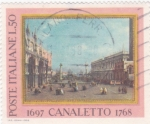 Sellos de Europa - Italia -  Canaletto