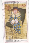 Stamps France -  EUROPA- ARLEQUÍN