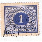 Stamps Europe - Czechoslovakia -  Doplatne