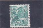 Sellos del Mundo : Europa : Suiza : PAISAJE ALPINO