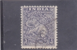Sellos de Asia - India -  ELEFANTE